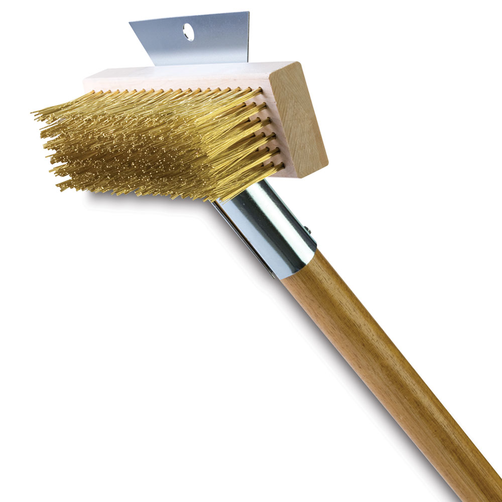 Oven Queen Grill Brush Brass The Malish Corporation
