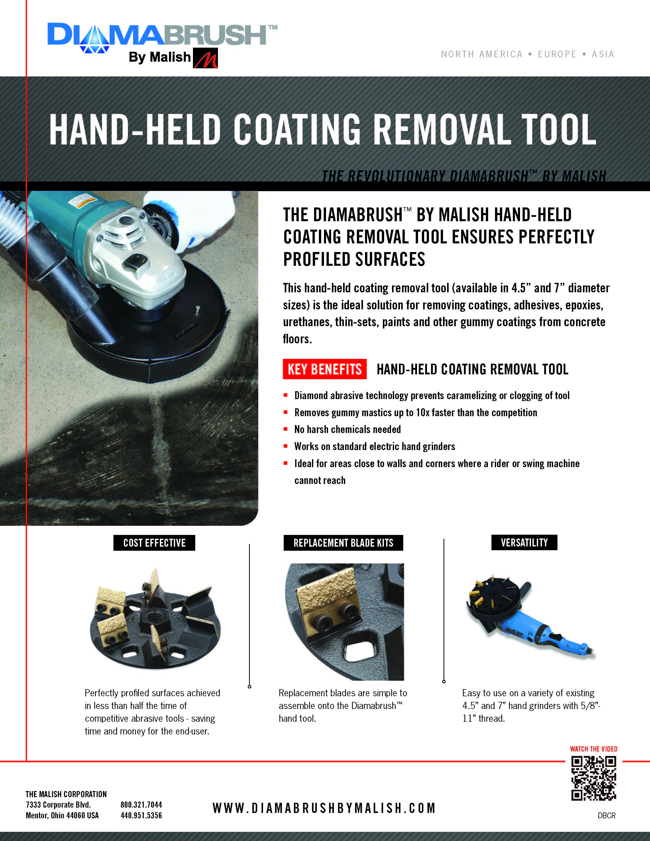 Diamabrush Literature The Malish Corporation